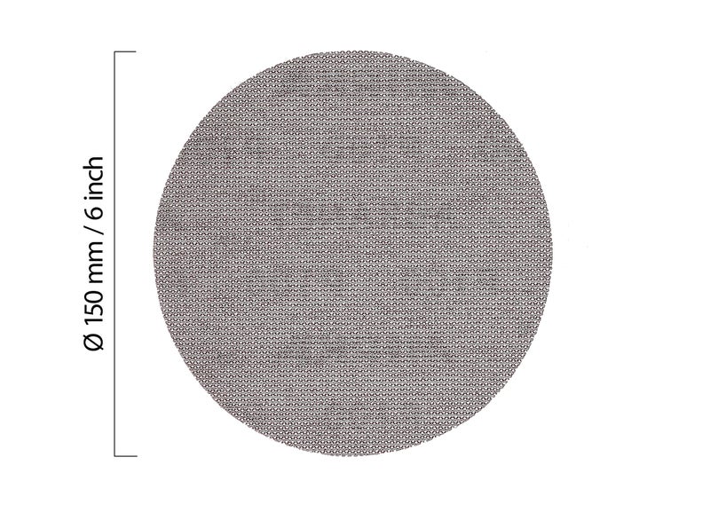 Mirka 9A-241-100 6-Inch 100 Grit Mesh Abrasive Dust Free Sanding Discs, Box of 50 Discs - Image 2